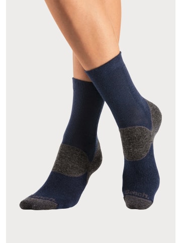 Bench Wandersocken in 1x navy-anthrazit, 1x olive-anthrazit