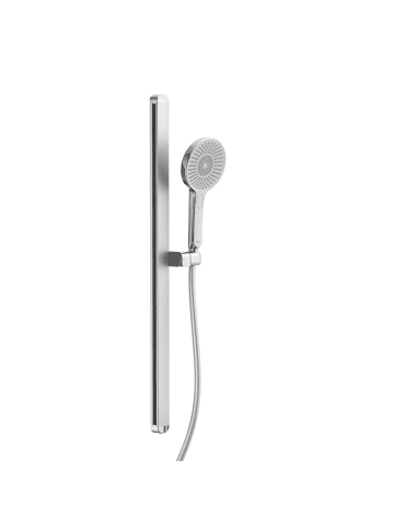 Franz Joseph Schütte KARIBIK Stangenbrause-Set, Chrom/Hellgrau, oval