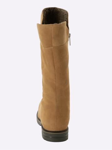 sheego Stiefel in cognac