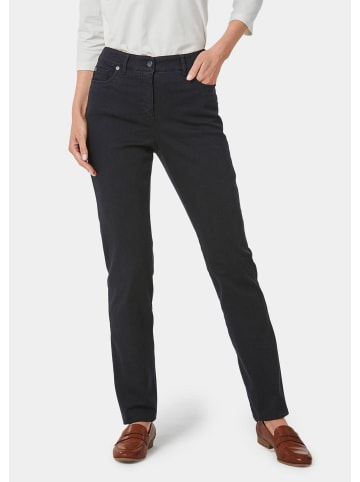 GOLDNER Super-Stretch-Jeans in schwarz