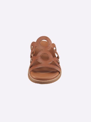 Heine Pantolette in cognac