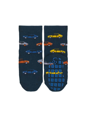 Sterntaler ABS Socken 2er-Pack Bagger + Autos in marineblau