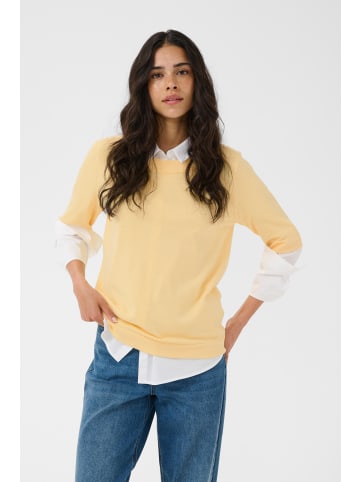 Kaffe Strickpullover KAlizza Regular fit in Sunlight