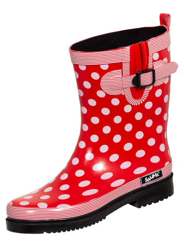 Bockstiegel Regenstiefel Dorin in dk-rot/multi