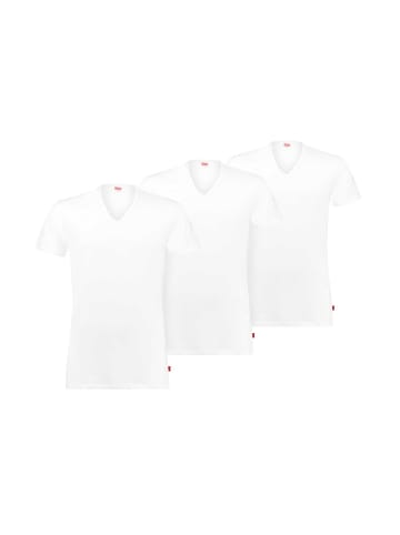 Levi´s T-Shirt 3er Pack in Weiß