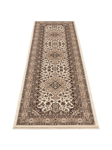 Nouristan Orientalischer Kurzflor Teppich Parun Täbriz Ivory Beige