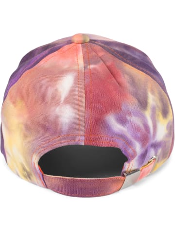 styleBREAKER Baseball Cap in Violett-Orange-Rose