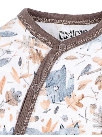 Nini Wickelbody Animal in weiß