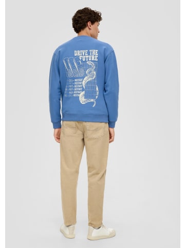QS Sweatshirt in 53D1_himmelblau
