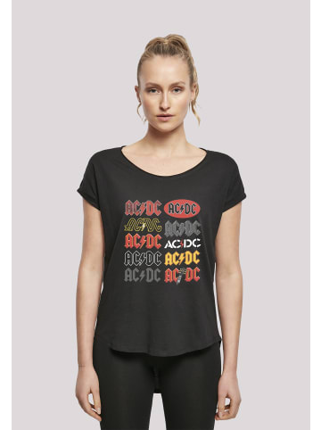 F4NT4STIC T-Shirt AC/DC Multi-Logo in schwarz