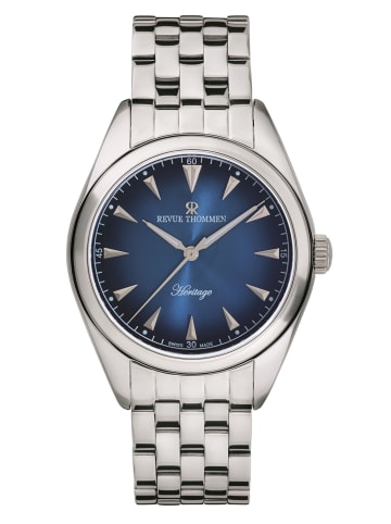 Revue Thommen Analoguhr für Herren in silber