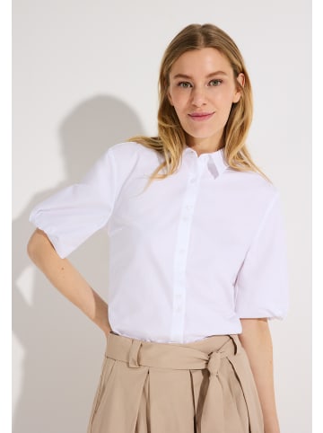 More & More trendy Puffärmel-Bluse in white