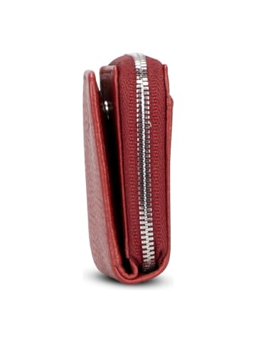 Jost Vika Geldbörse RFID Schutz Leder 7.5 cm in red