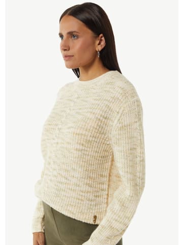 comma CI Strickpullover langarm in Weiß