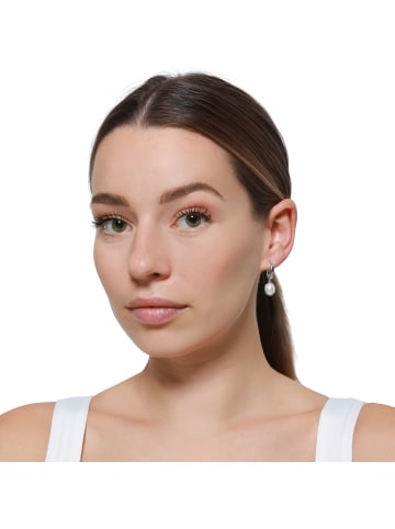 Steel_Art Ohrstecker Damen Saga silberfarben poliert in silberfarben poliert