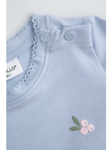 Coccodrillo Langarm-Body in hellblau