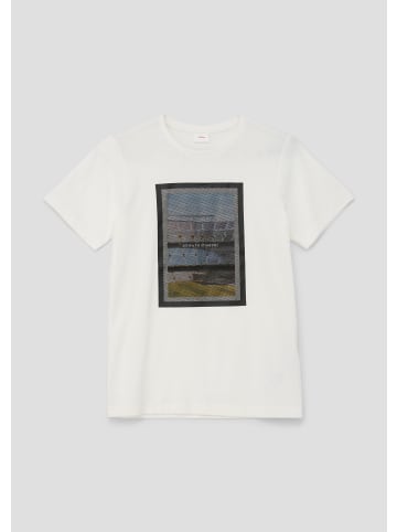 s.Oliver T-Shirt kurzarm in Creme