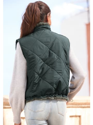 LASCANA Wendeweste in dunkelgrün