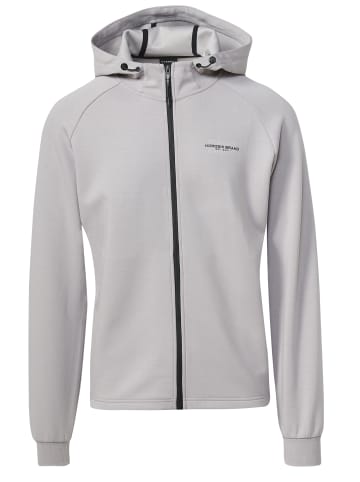 KOROSHI Sweatshirt Jacke in grau