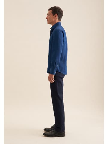 Seidensticker Denimhemd Shaped in Dunkelblau
