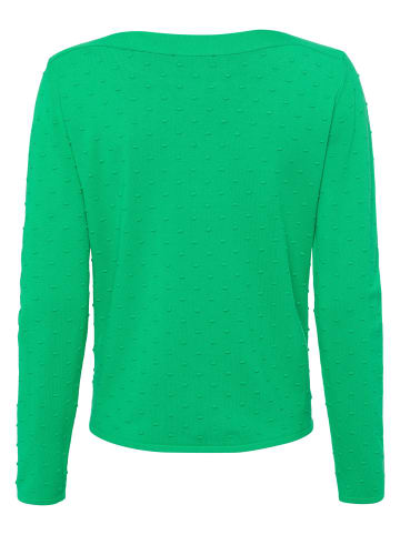 Zero  Pullover mit Punktstickerei in Bright Green