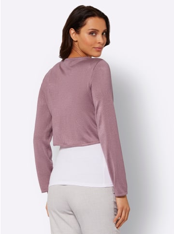 WITT WEIDEN Strickbolero in mauve