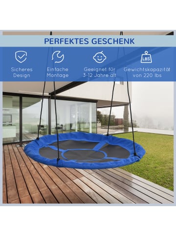 Outsunny Kinderschaukel Ø110 x 170H cm