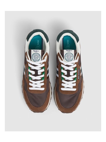 Pepe Jeans Sneakers Kingston in Braun
