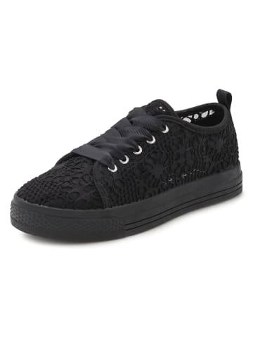 LASCANA Sneaker in schwarz