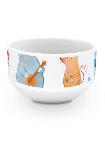 Mr. & Mrs. Panda schale Big Einheit mit Spruch in Weiß