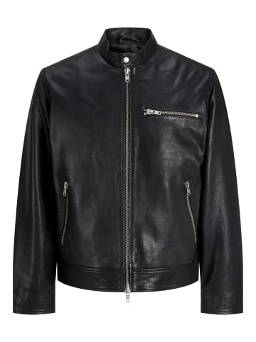 Jack & Jones Lederjacke in Black