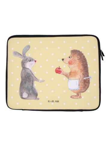 Mr. & Mrs. Panda Notebook Tasche Hase Igel ohne Spruch in Gelb Pastell