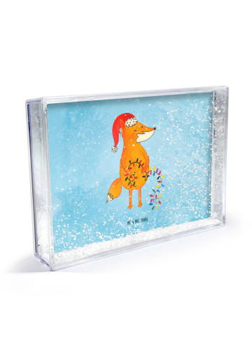 Mr. & Mrs. Panda Bilderrahmen Fuchs Weihnachten ohne Spruch in Eisblau