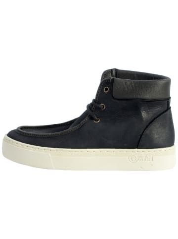 natural world Wallabi Cuello On Napa Sneaker Schwarz