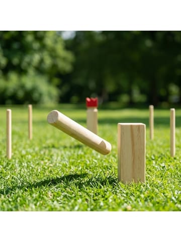 relaxdays Kubb Wikingerspiel in Natur