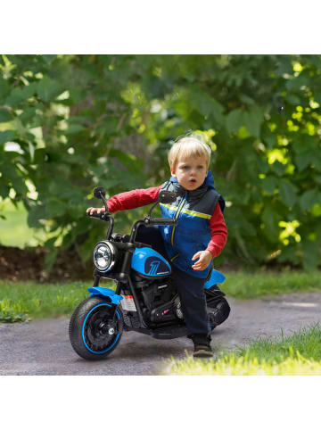 HOMCOM Elektromotorrad 3 km/h 1,5-3 Jahre Blau