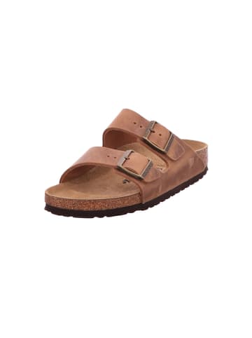 Birkenstock Pantoletten Arizona in cognac