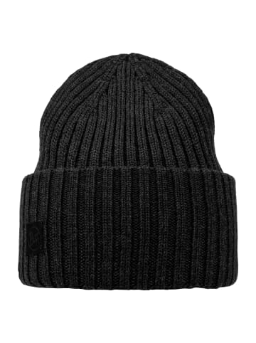 Buff Knitted Beanie Erviny in Dunkelgrau