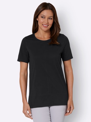 Sieh an! Kurzarmshirt in schwarz