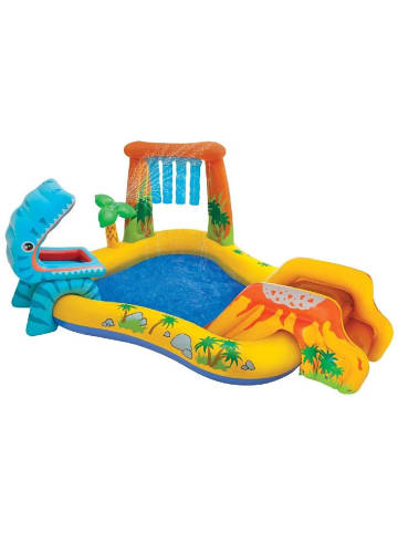 Intex Planschbecken - Dinosaurier Playcenter mit Rutsche (249x191x109cm) in bunt