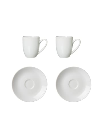 Ritzenhoff & Breker 4er Set Espressoset Bianco in weiß