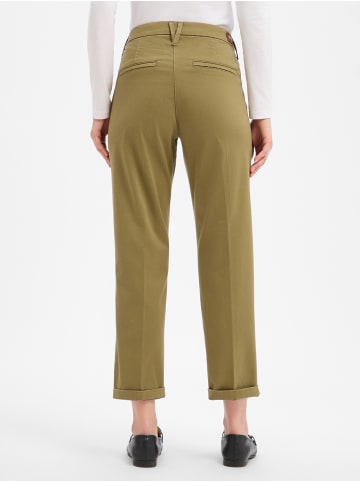 MAC HOSEN Stoffhose Chino turn up in oliv
