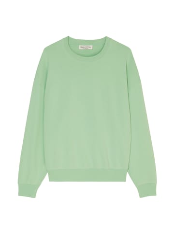 Marc O'Polo Logo-Sweatshirt loose in pure mint
