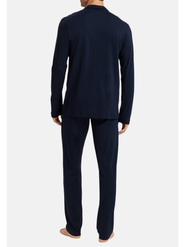 Hanro Pyjama Night & Day in Deep navy