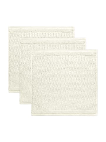 Möve for Frottana Seiftuch Pearl 3er Pack in ivory