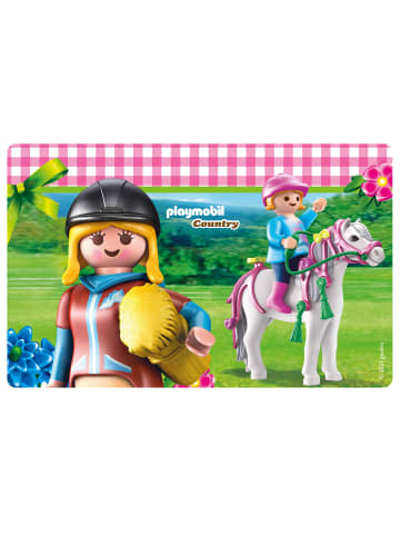 United Labels Playmobil Country Brotdose mit Trennwand Pferde in pink