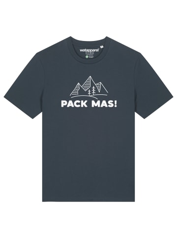 wat? Apparel T-Shirt Pack mas! in India Ink Grey