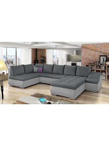 MF Design Gio Recamiere Rechts in Grau -  (L) 190 x (B) 351 x (H) 82 cm