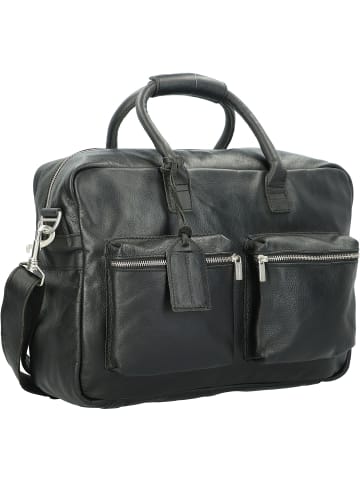 Cowboysbag Handtasche Leder 41 cm in black