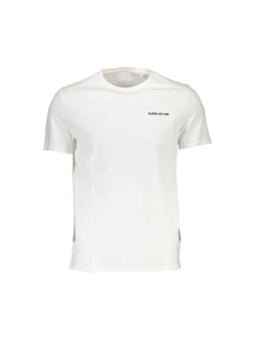 Guess Jeans Weißes Baumwoll-T-Shirt